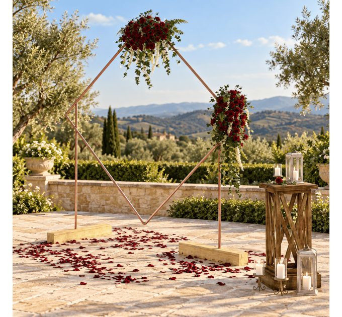 Building plans wedding arch, DIY A-frame wedding arbor, backdrop stand, wedding backdrop - Digital Download Only