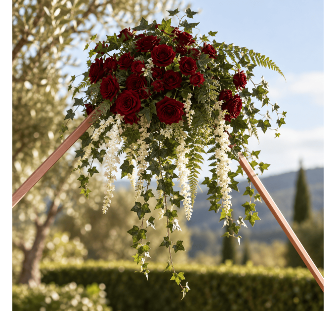 Building plans wedding arch, DIY A-frame wedding arbor, backdrop stand, wedding backdrop - Digital Download Only