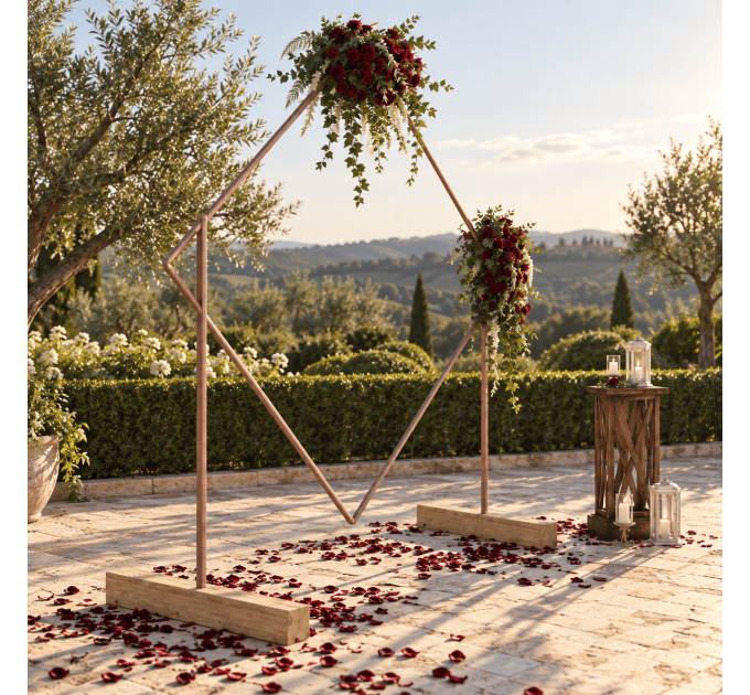 Building plans wedding arch, DIY A-frame wedding arbor, backdrop stand, wedding backdrop - Digital Download Only