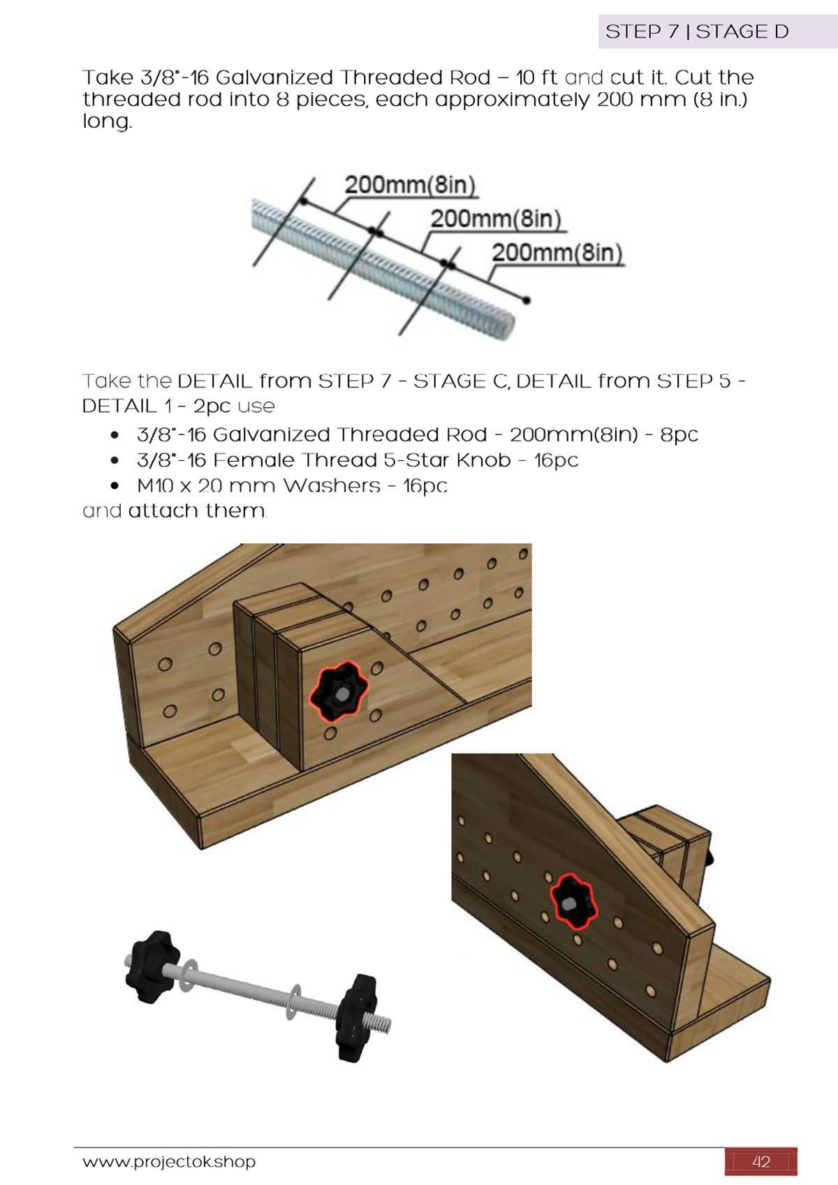 ProjectOK 3D assembly DIY plan page